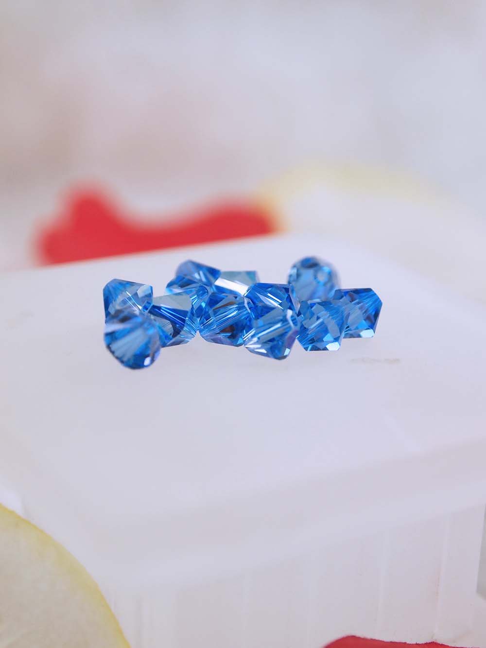 Swarovski Beads 5328 - 6mm - 12pc - Sapphire AB