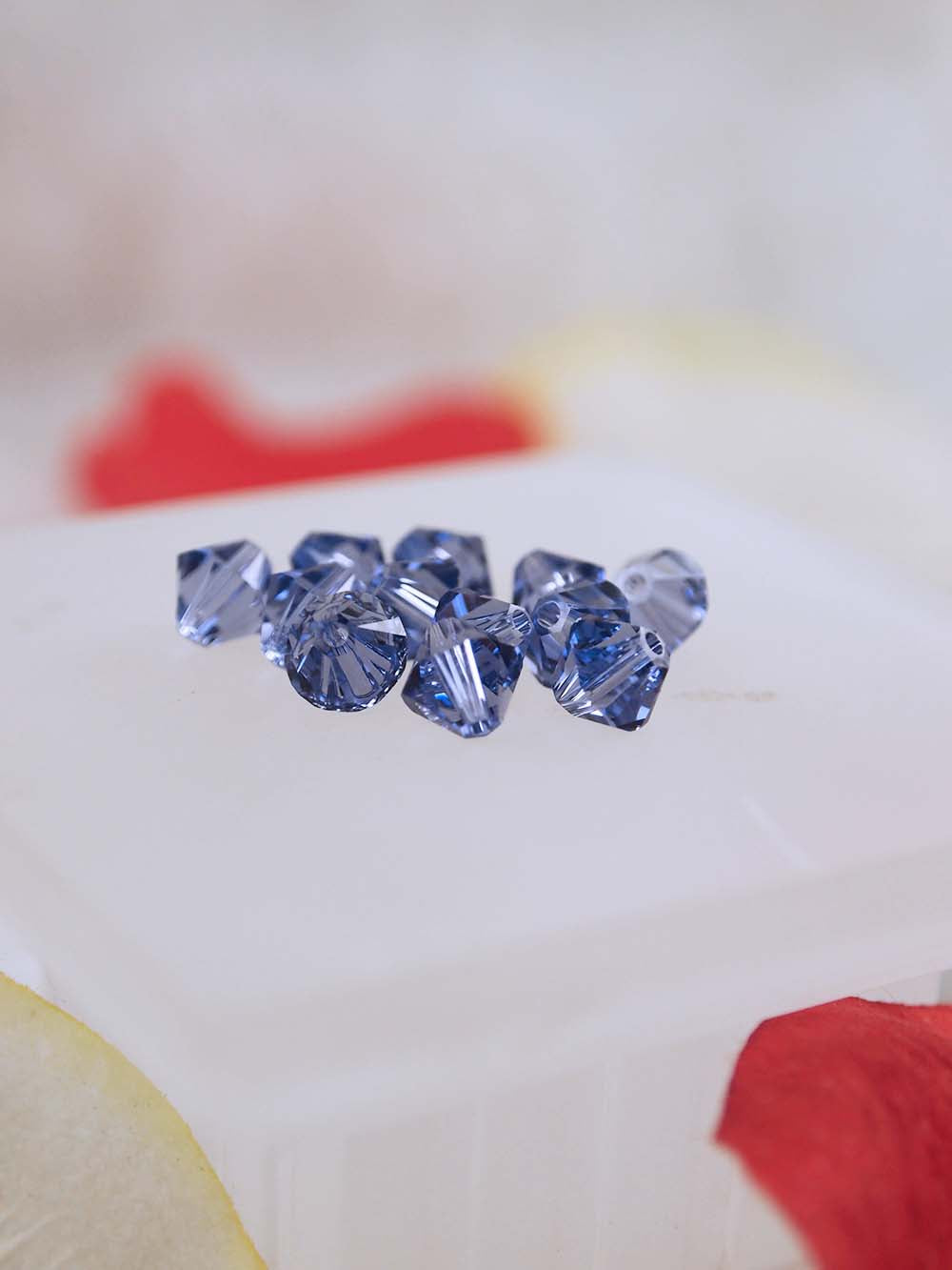 Swarovski Beads 5328 - 6mm - 12pc - Tanzanite