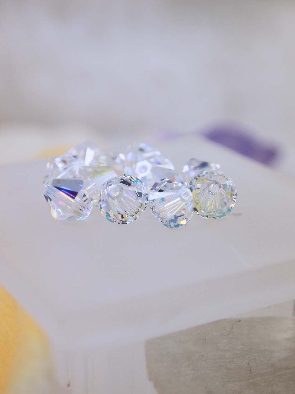 Swarovski Beads 5328 - 8mm - 12pc - Crystal AB