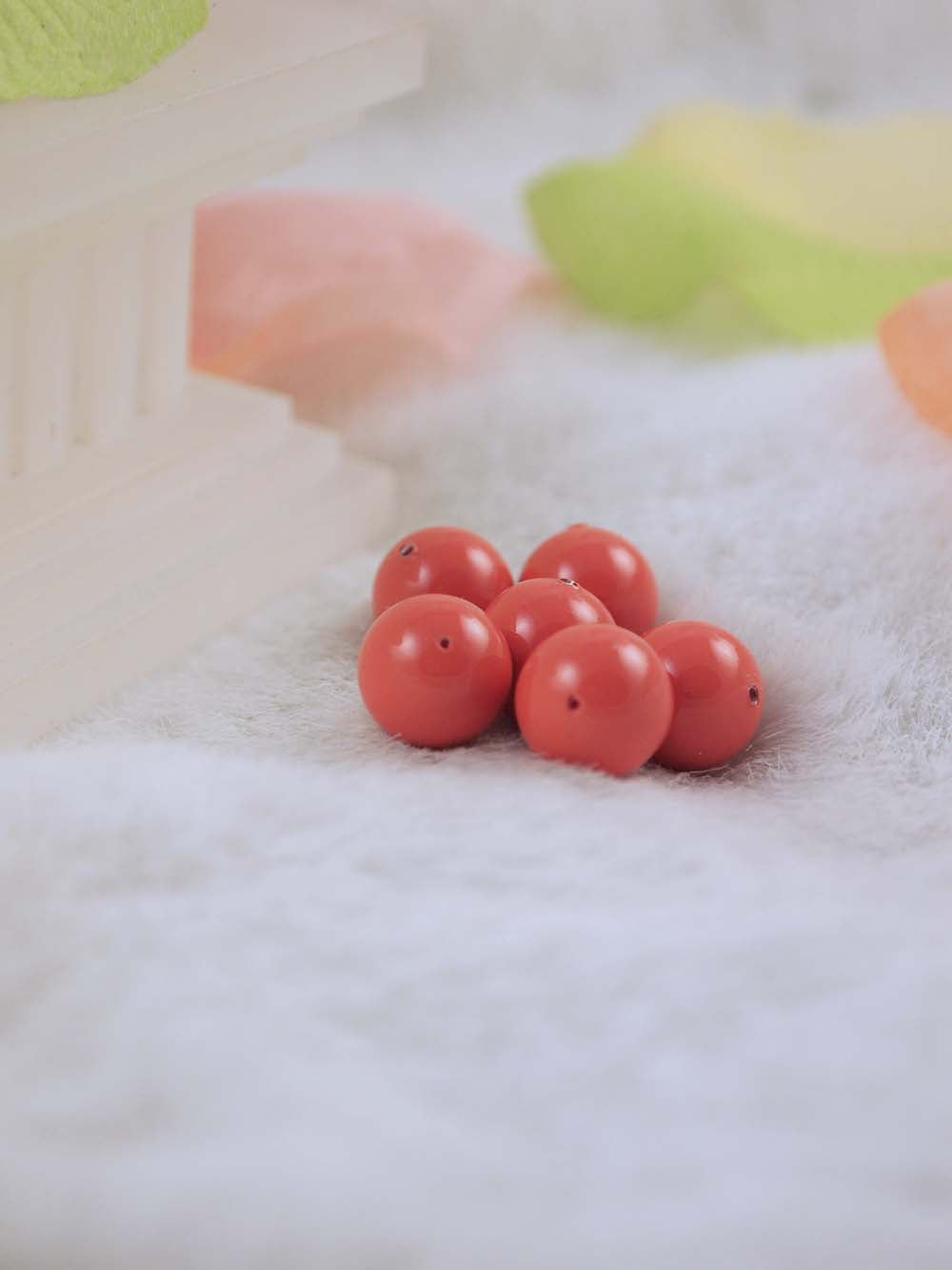 Swarovski Pearls 5810 10mm 6pc Crystal Coral Pearl