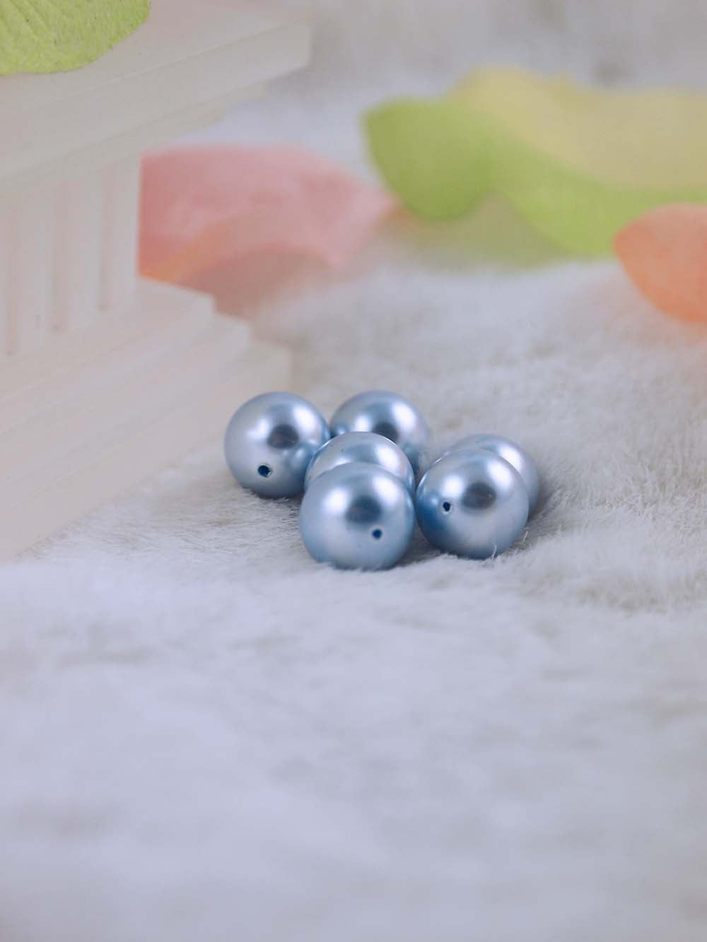 Swarovski Pearls 5810 10mm 6pc Crystal Light Blue Pearl