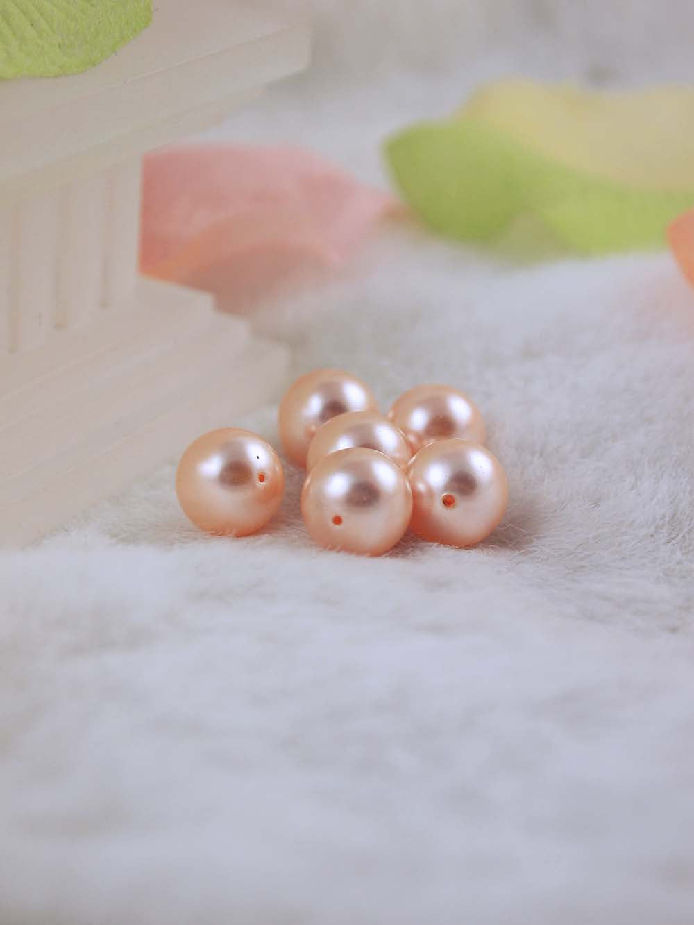 Swarovski Pearls 5810 10mm 6pc Crystal Peach Pearl