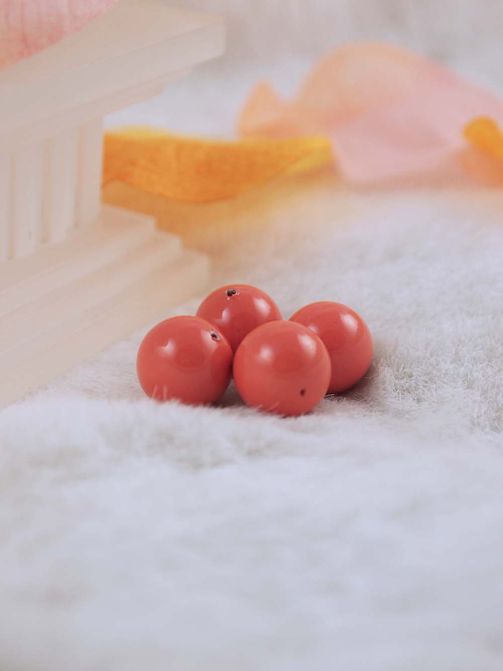 Swarovski Pearls 5810 12mm 6pc Crystal Coral Pearl