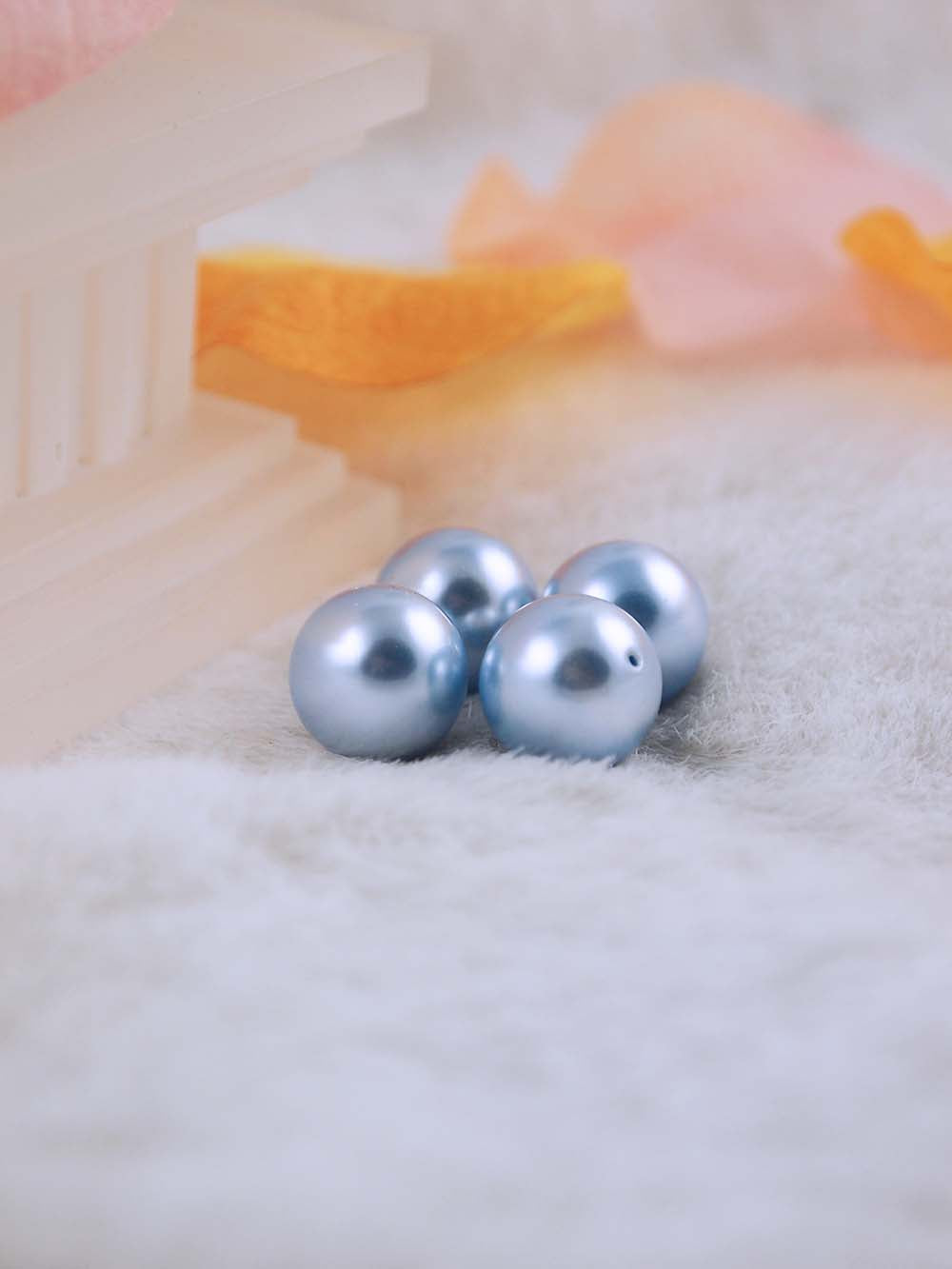 Swarovski Pearls 5810 12mm 6pc Crystal Light Blue Pearl