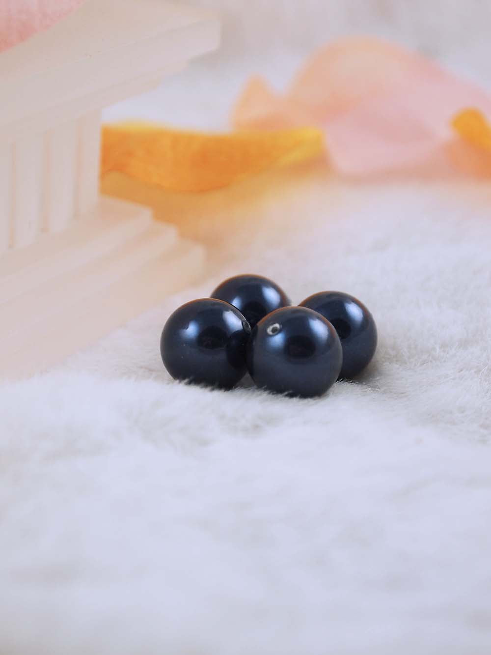 Swarovski Pearls 5810 12mm 6pc Crystal Night Blue Pearl