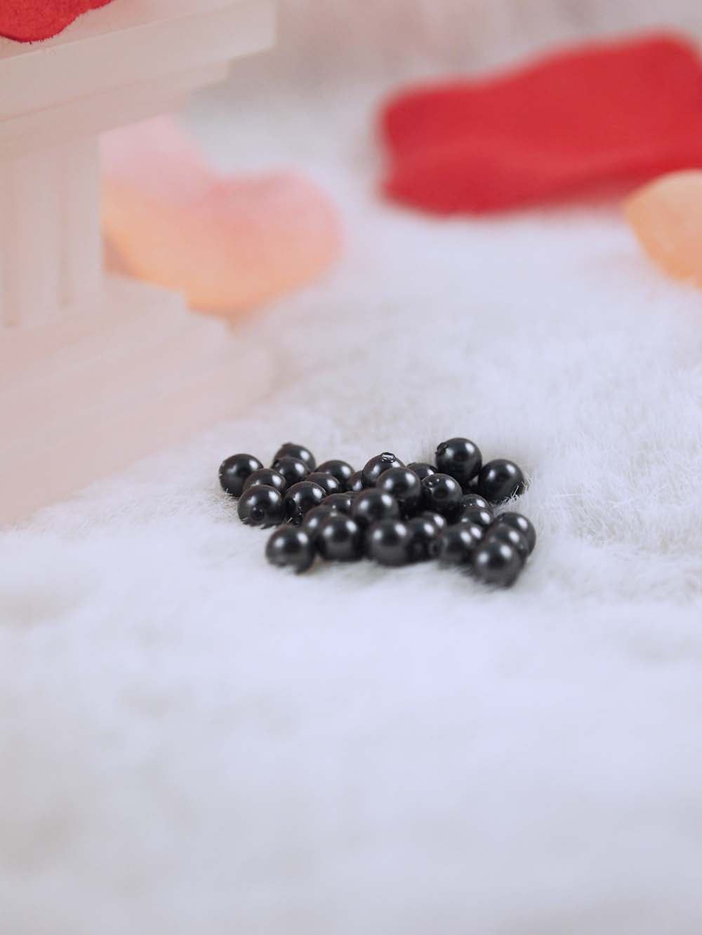 Swarovski Pearls 5810 4mm 36pc Crystal Black Pearl