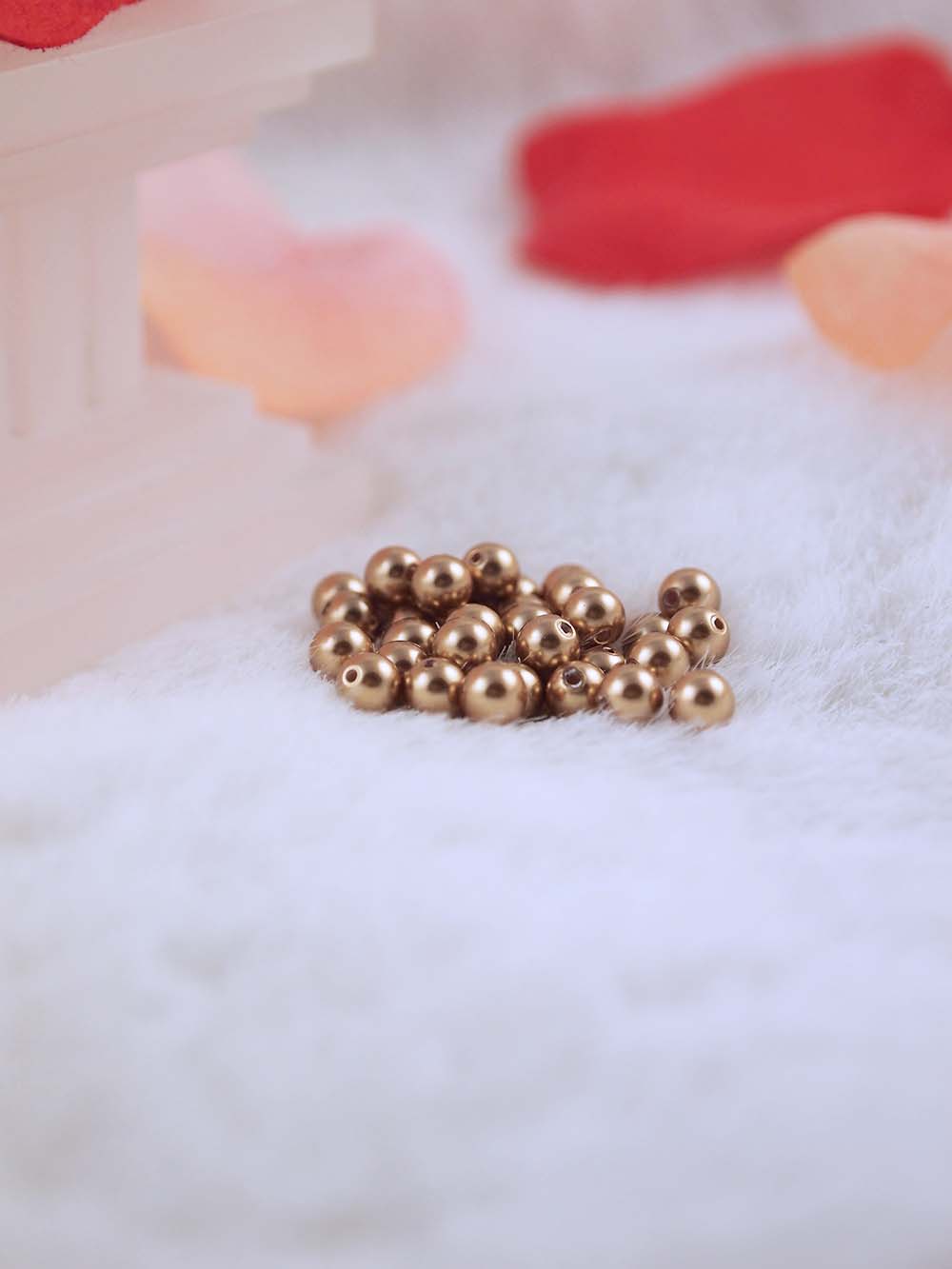 Swarovski Pearls 5810 4mm 36pc Crystal Bright Gold Pearl