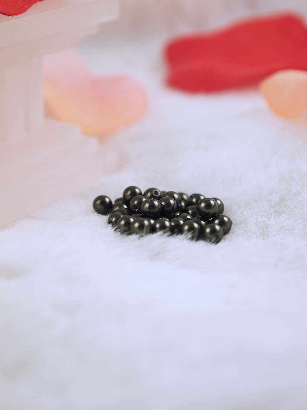 Swarovski Pearls 5810 4mm 36pc Crystal Dark Green Pearl