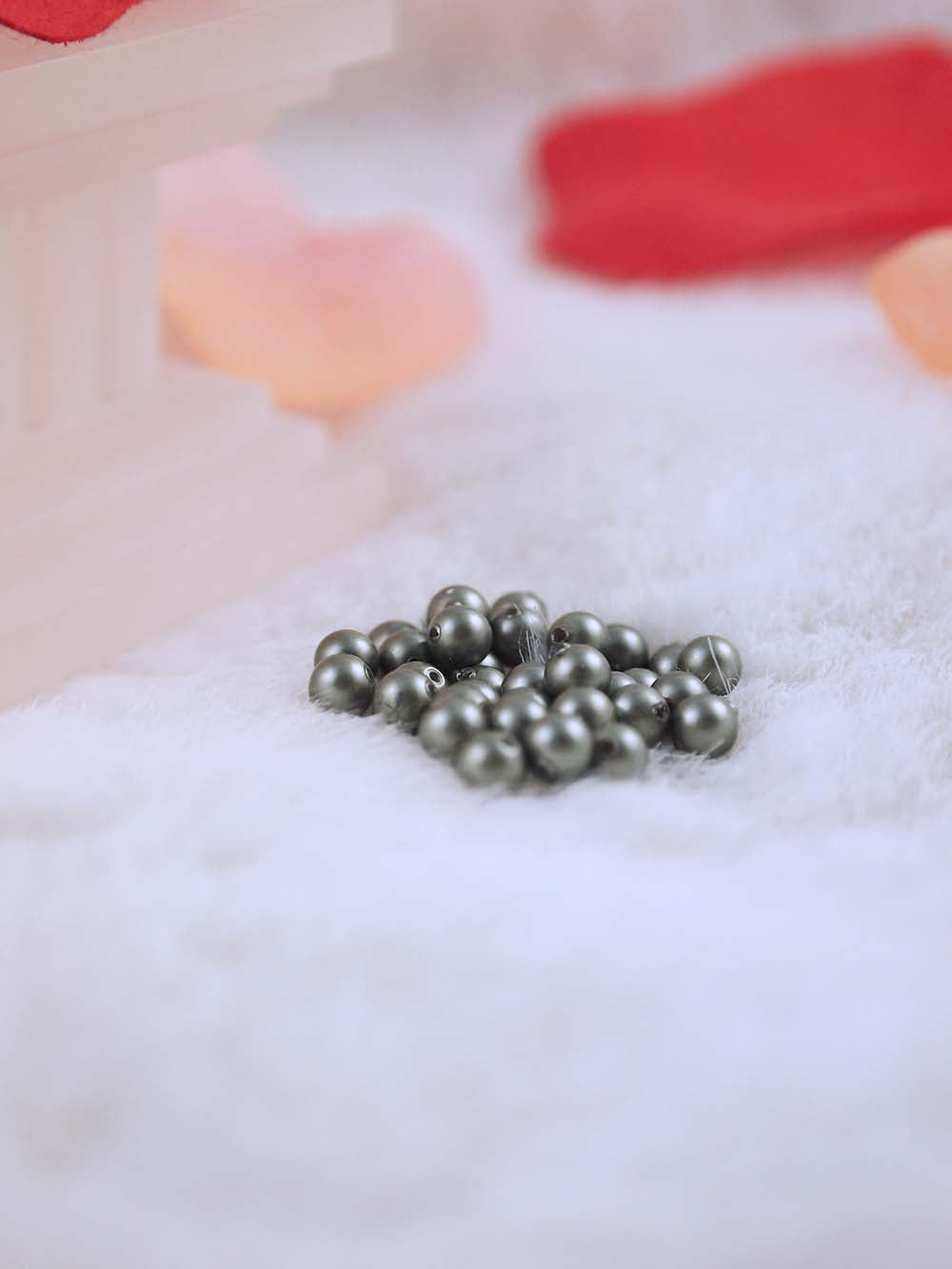 Swarovski Pearls 5810 4mm 36pc Crystal Powder Green Pearl