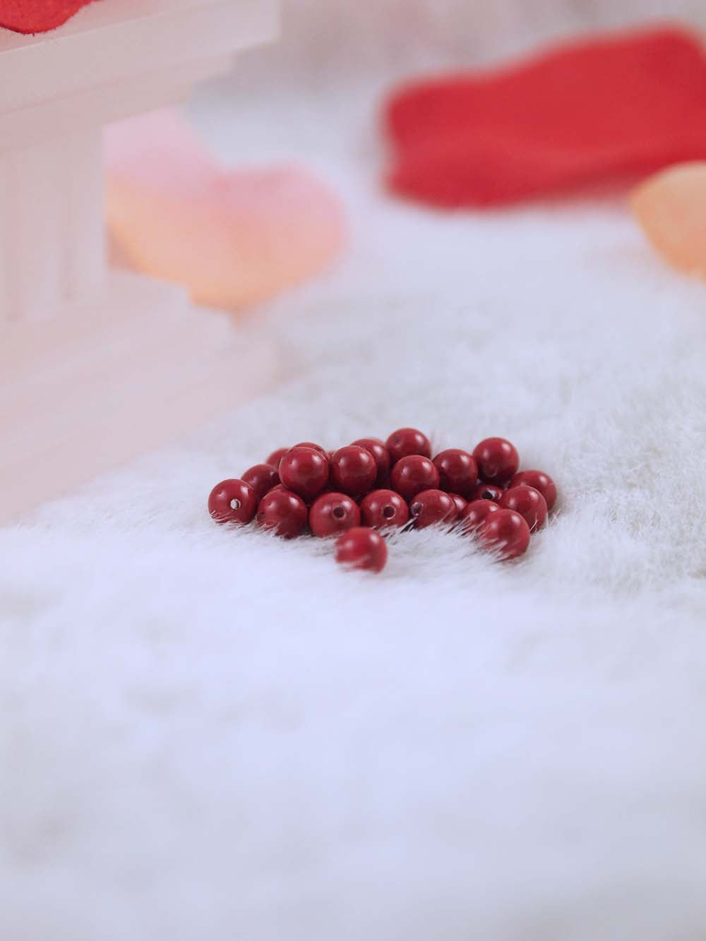 Swarovski Pearls 5810 4mm 36pc Crystal Red Coral Pearl