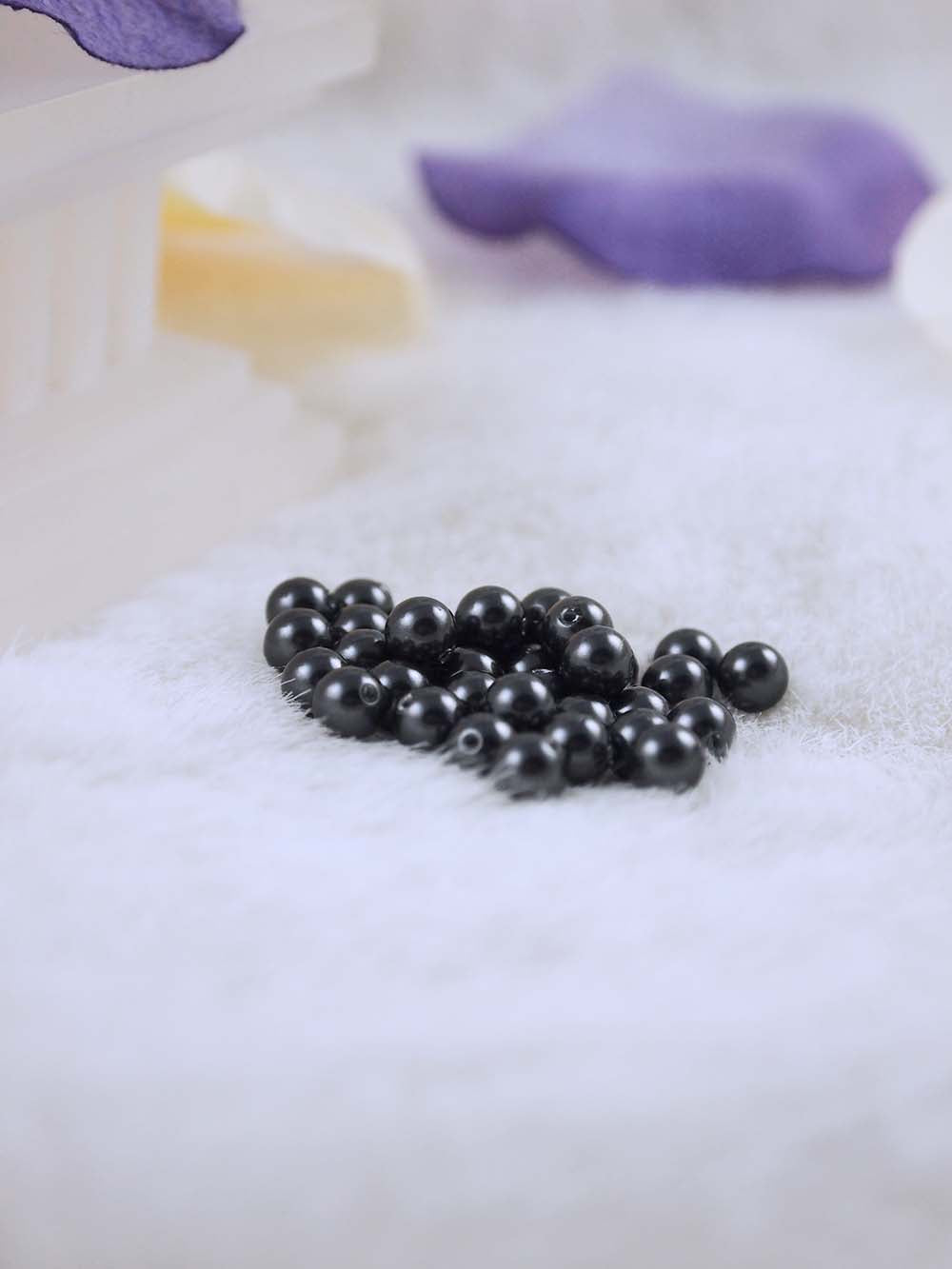 Swarovski Pearls 5810 5mm 36pc Crystal Black Pearl