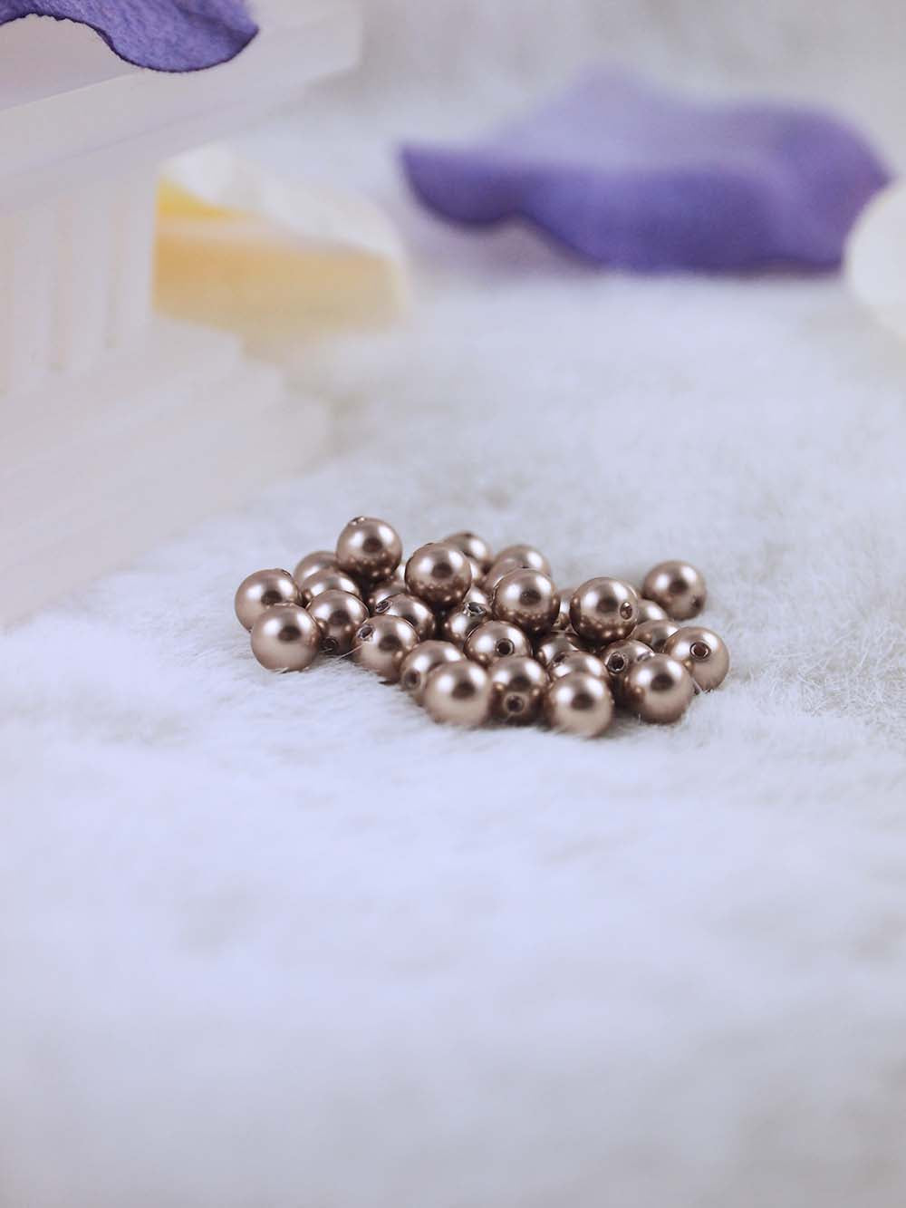 Swarovski Pearls 5810 5mm 36pc Crystal Bronze Pearl