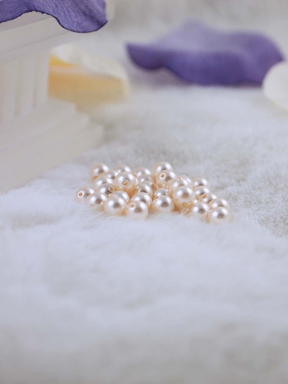 Swarovski Pearls 5810 5mm 36pc Crystal Creamrose Light Pearl