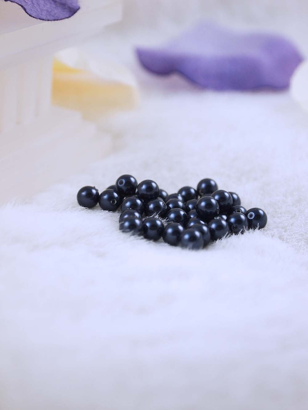 Swarovski Pearls 5810 5mm 36pc Crystal Night Blue Pearl