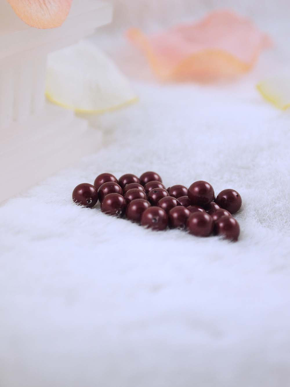 Swarovski Pearls 5810 6mm 24pc Crystal Bordeaux Pearl