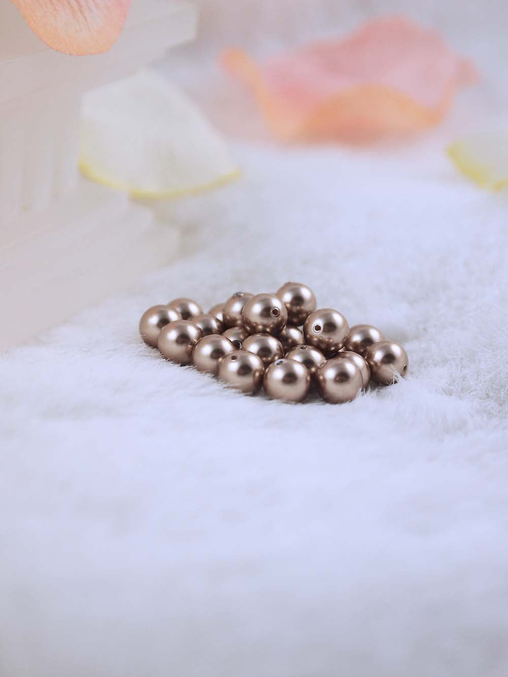 Swarovski Pearls 5810 6mm 24pc Crystal Bronze Pearl