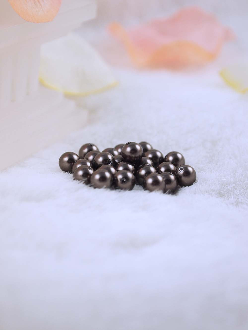 Swarovski Pearls 5810 6mm 24pc Crystal Brown Pearl