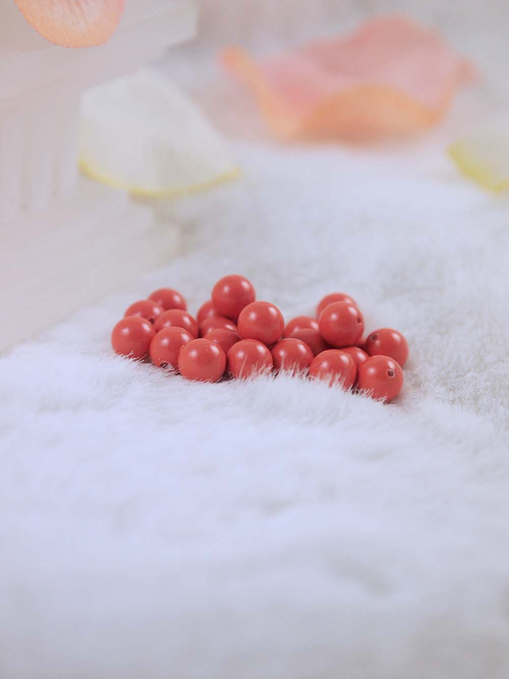 Swarovski Pearls 5810 6mm 24pc Crystal Coral Pearl