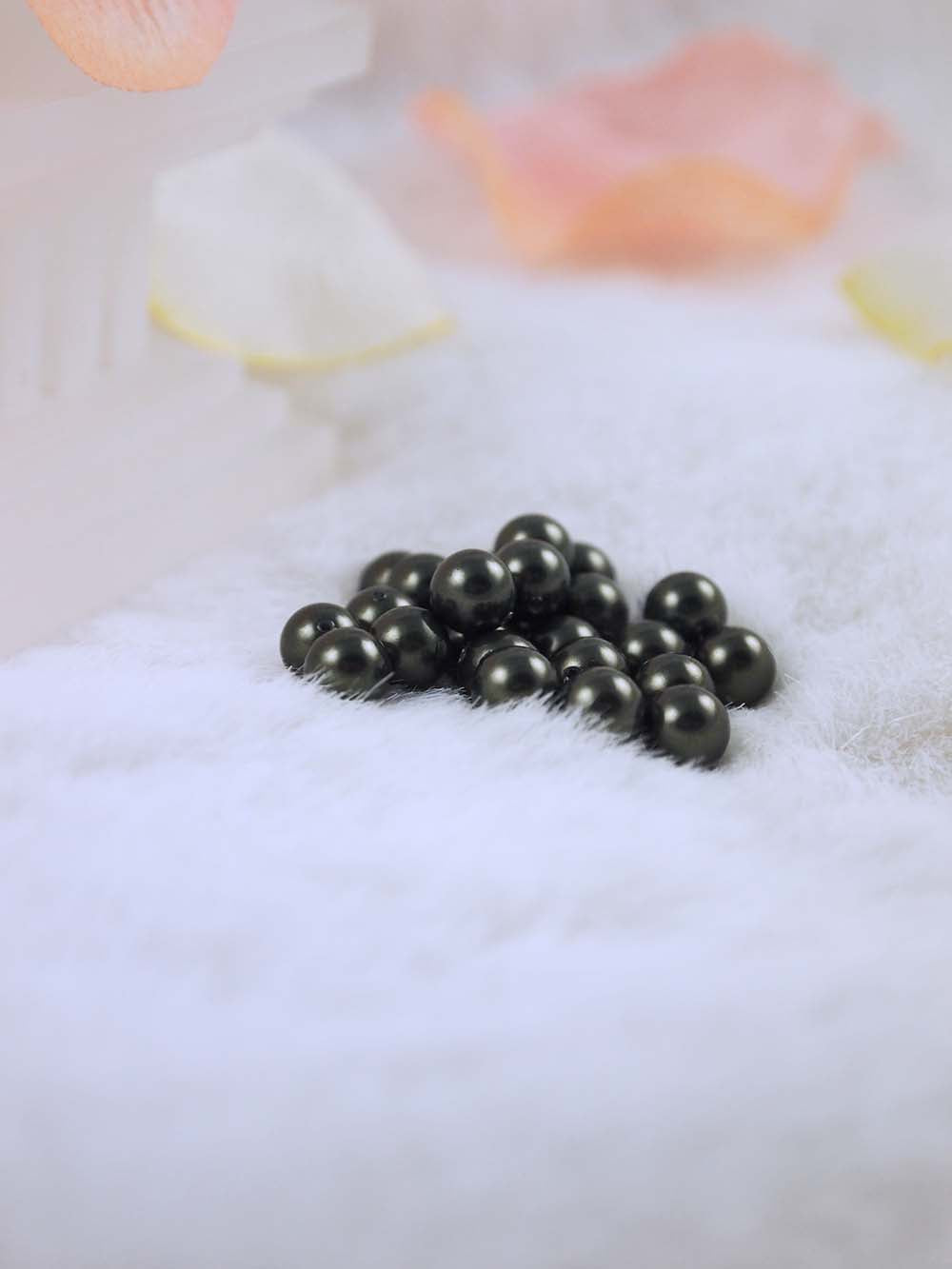 Swarovski Pearls 5810 6mm 24pc Crystal Dark Green Pearl