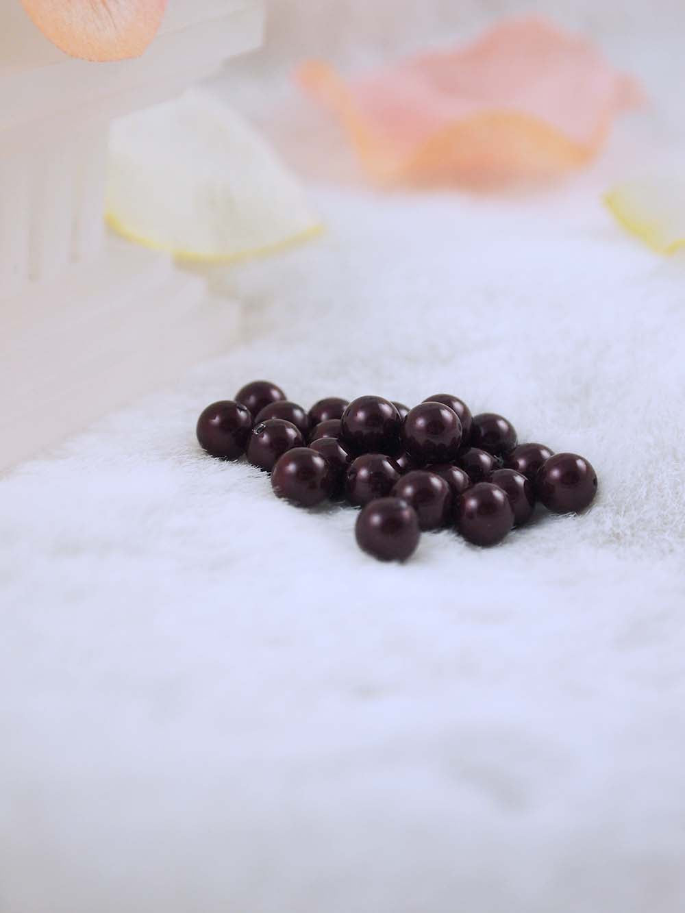 Swarovski Pearls 5810 6mm 24pc Crystal Maroon Pearl