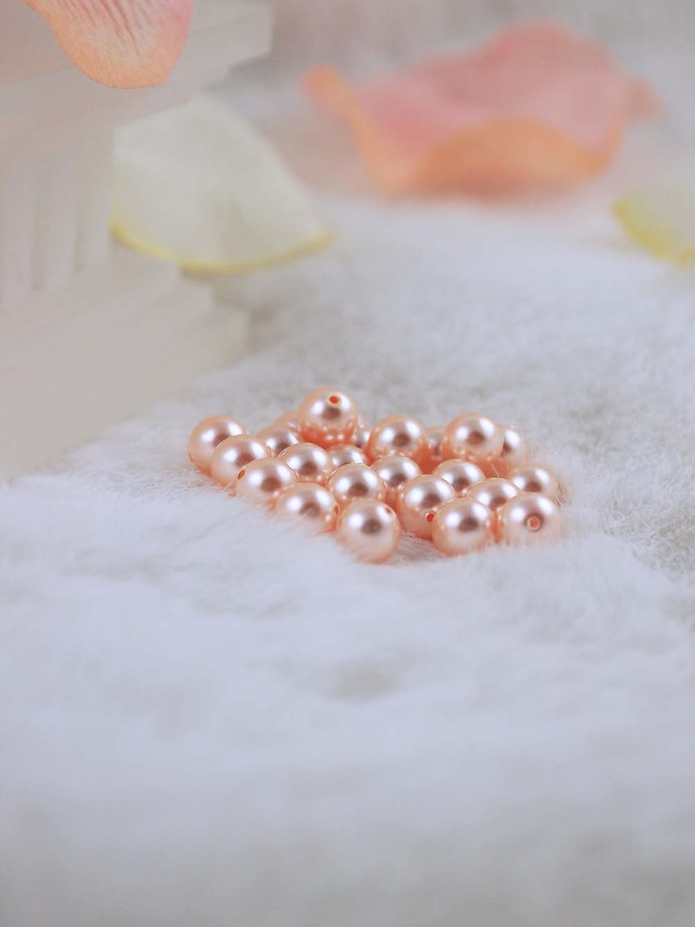 Swarovski Pearls 5810 6mm 24pc Crystal Peach Pearl