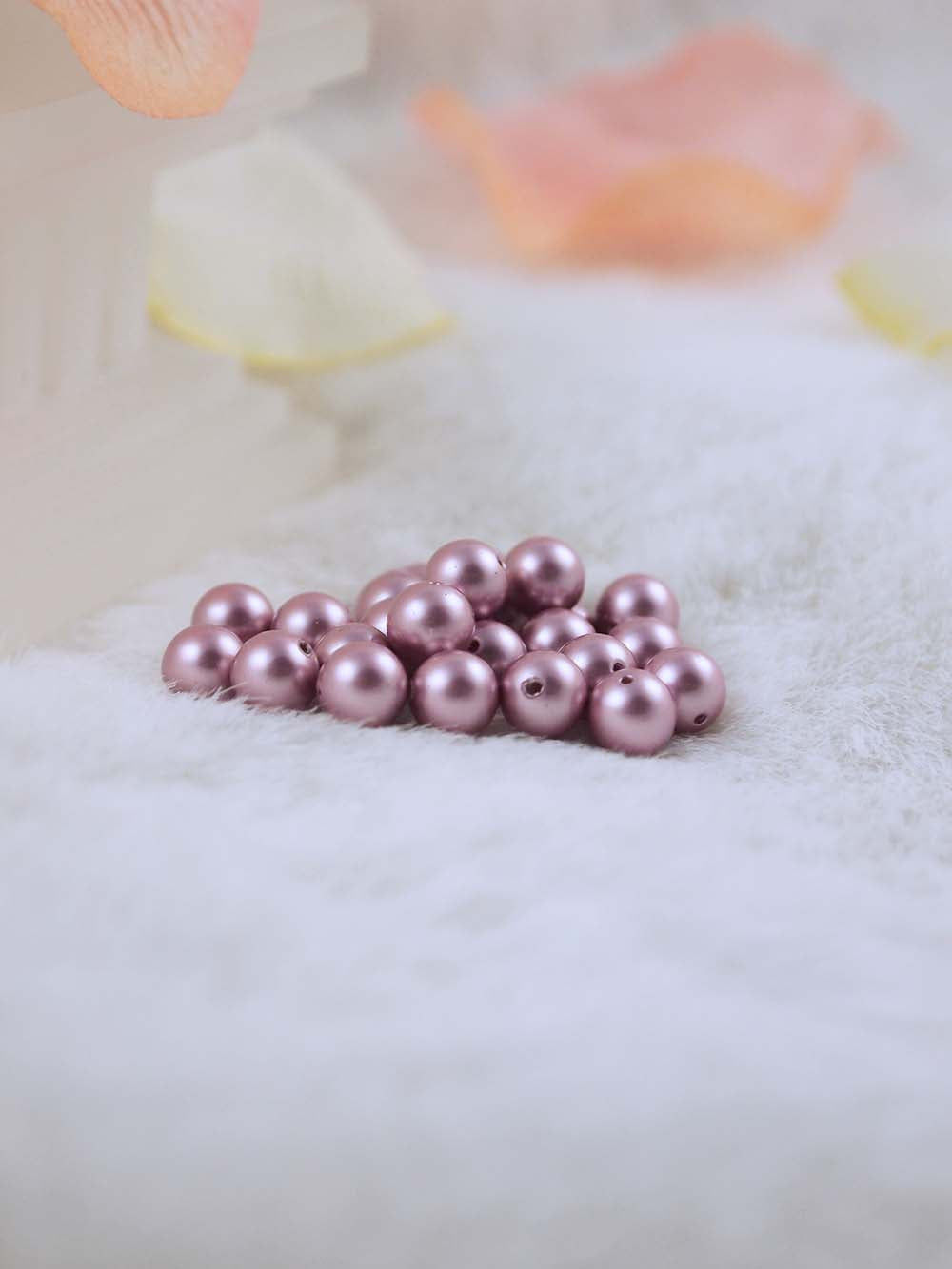 Swarovski Pearls 5810 6mm 24pc Crystal Powder Rose Pearl