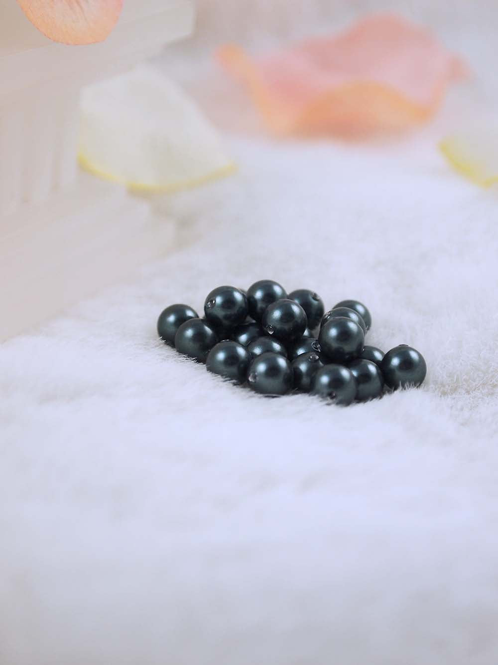 Swarovski Pearls 5810 6mm 24pc Crystal Tahitian look Pearl