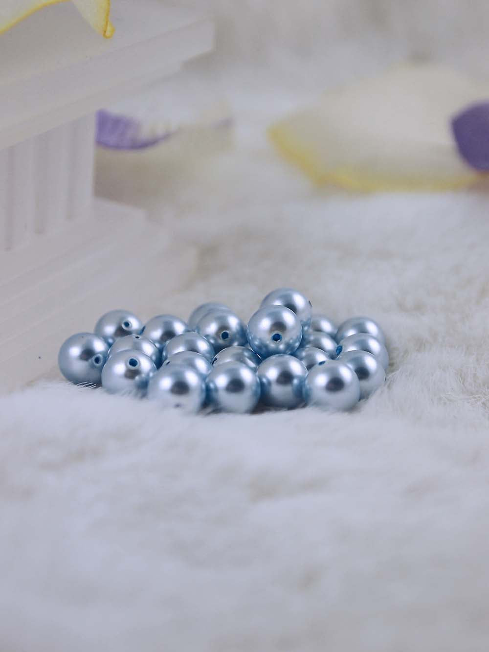 Swarovski Pearls 5810 7mm 12pc Crystal Light Blue Pearl