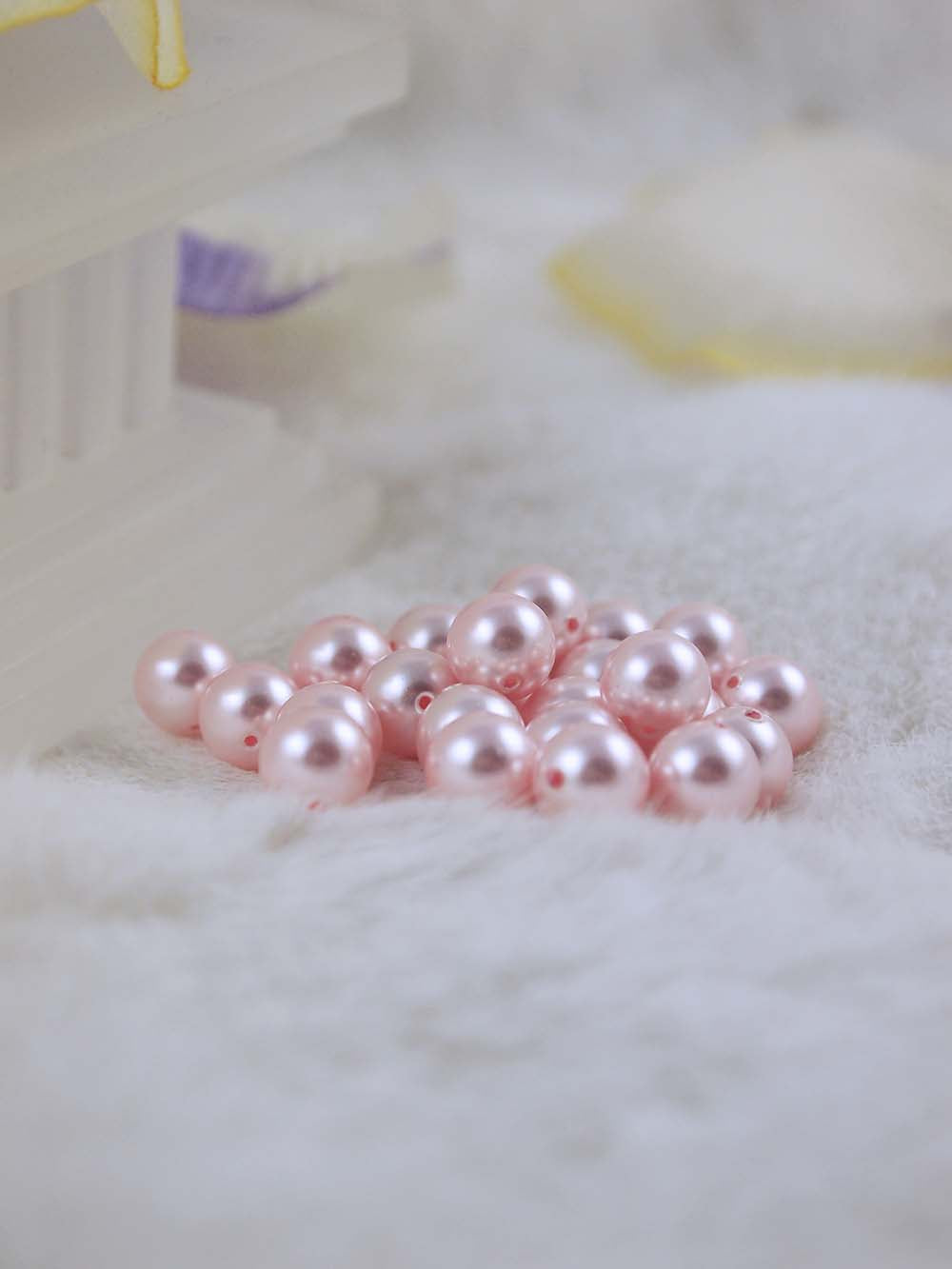 Swarovski Pearls 5810 7mm 12pc Crystal Rosaline Pearl