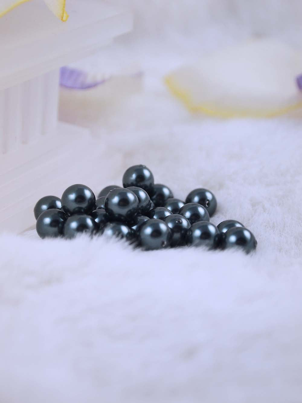 Swarovski Pearls 5810 7mm 12pc Crystal Tahitian look Pearl