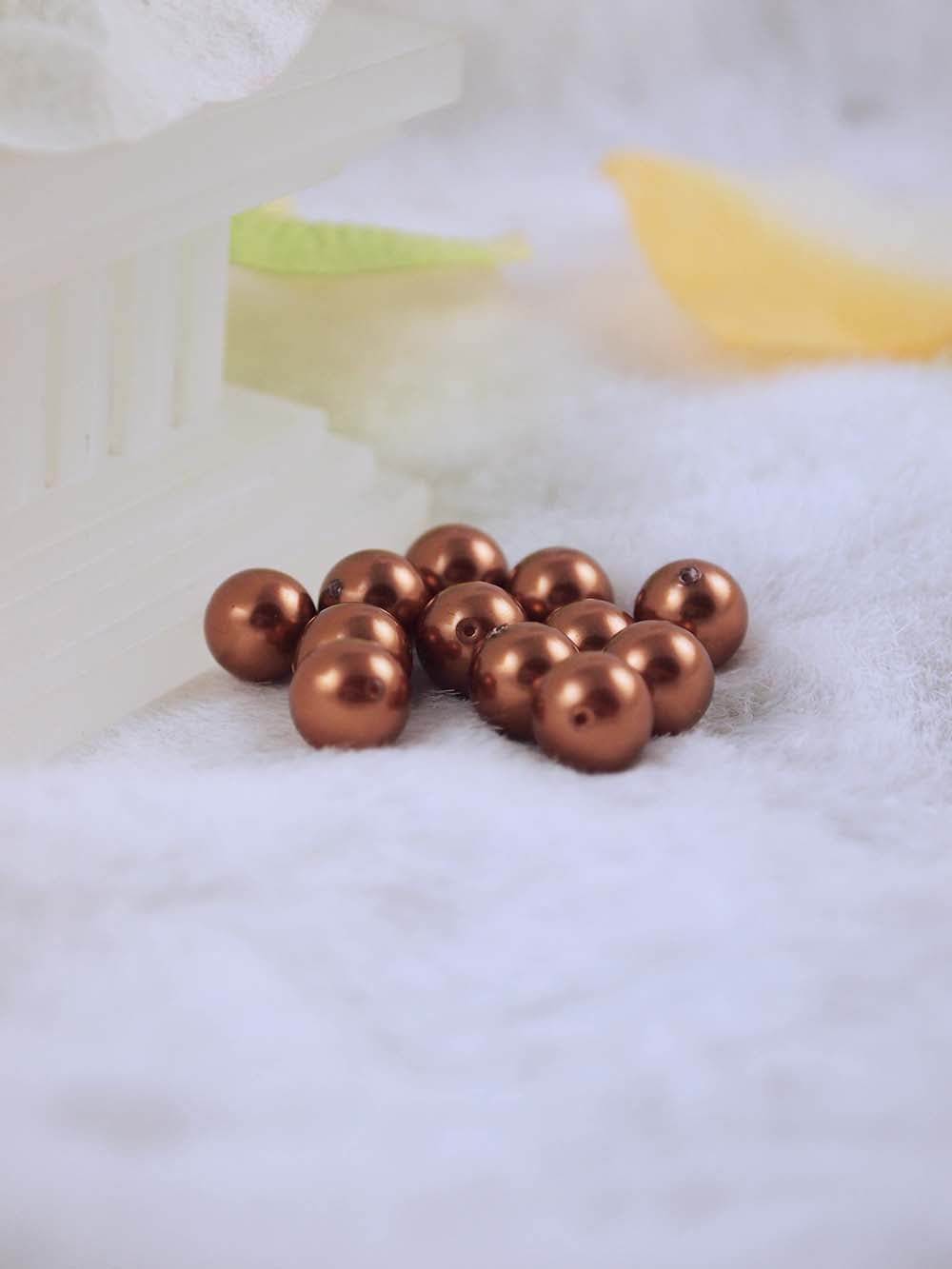 Swarovski Pearls 5810 8mm 12pc Crystal Copper Pearl