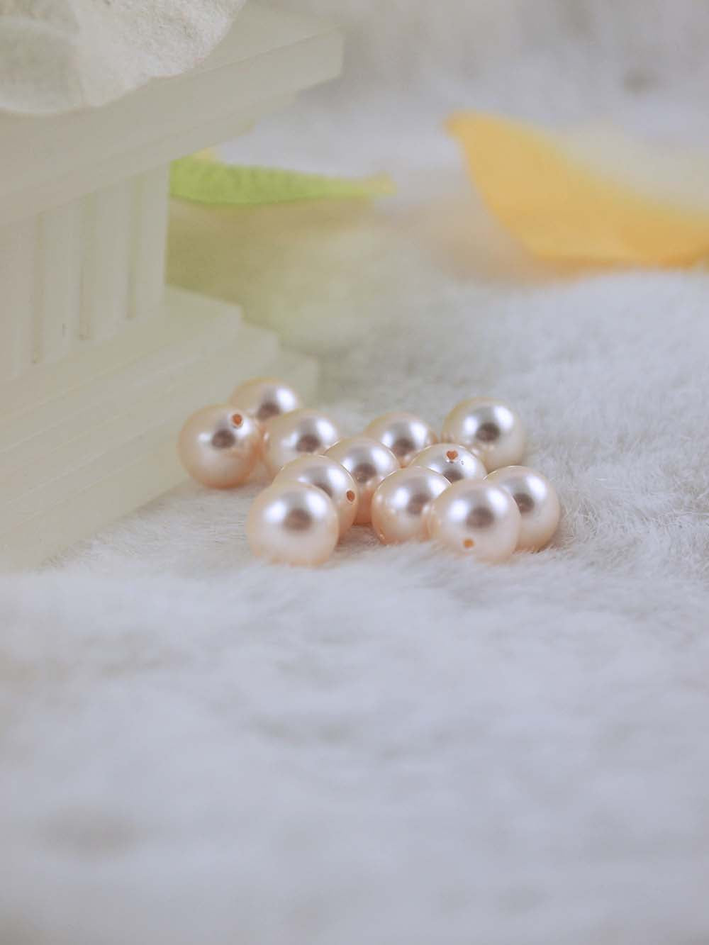 Swarovski Pearls 5810 8mm 12pc Crystal Creamrose Pearl