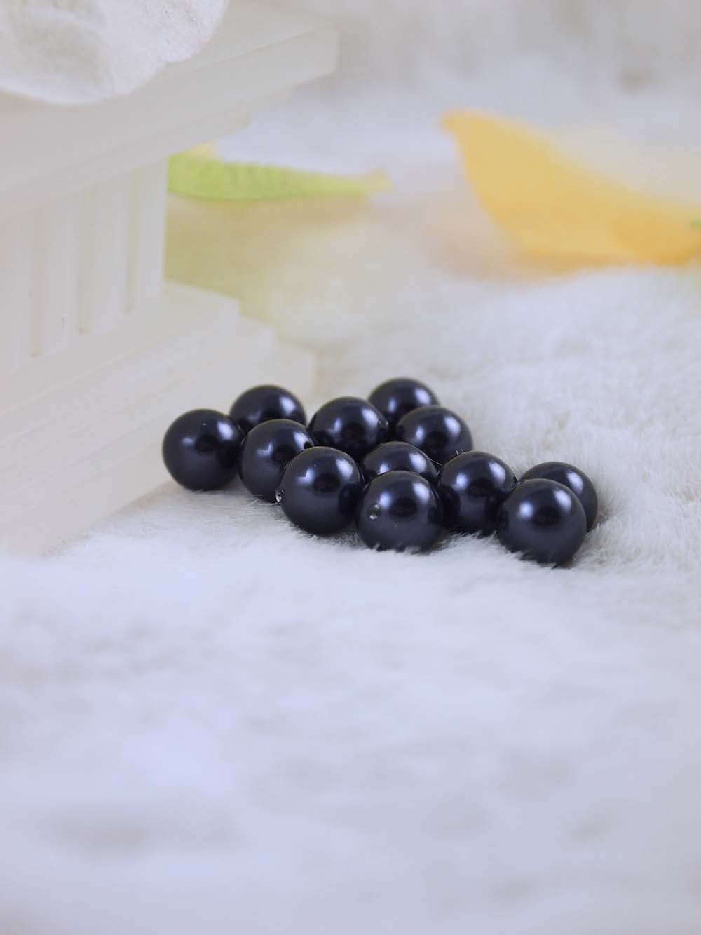 Swarovski Pearls 5810 8mm 12pc Crystal Dark Purple Pearl