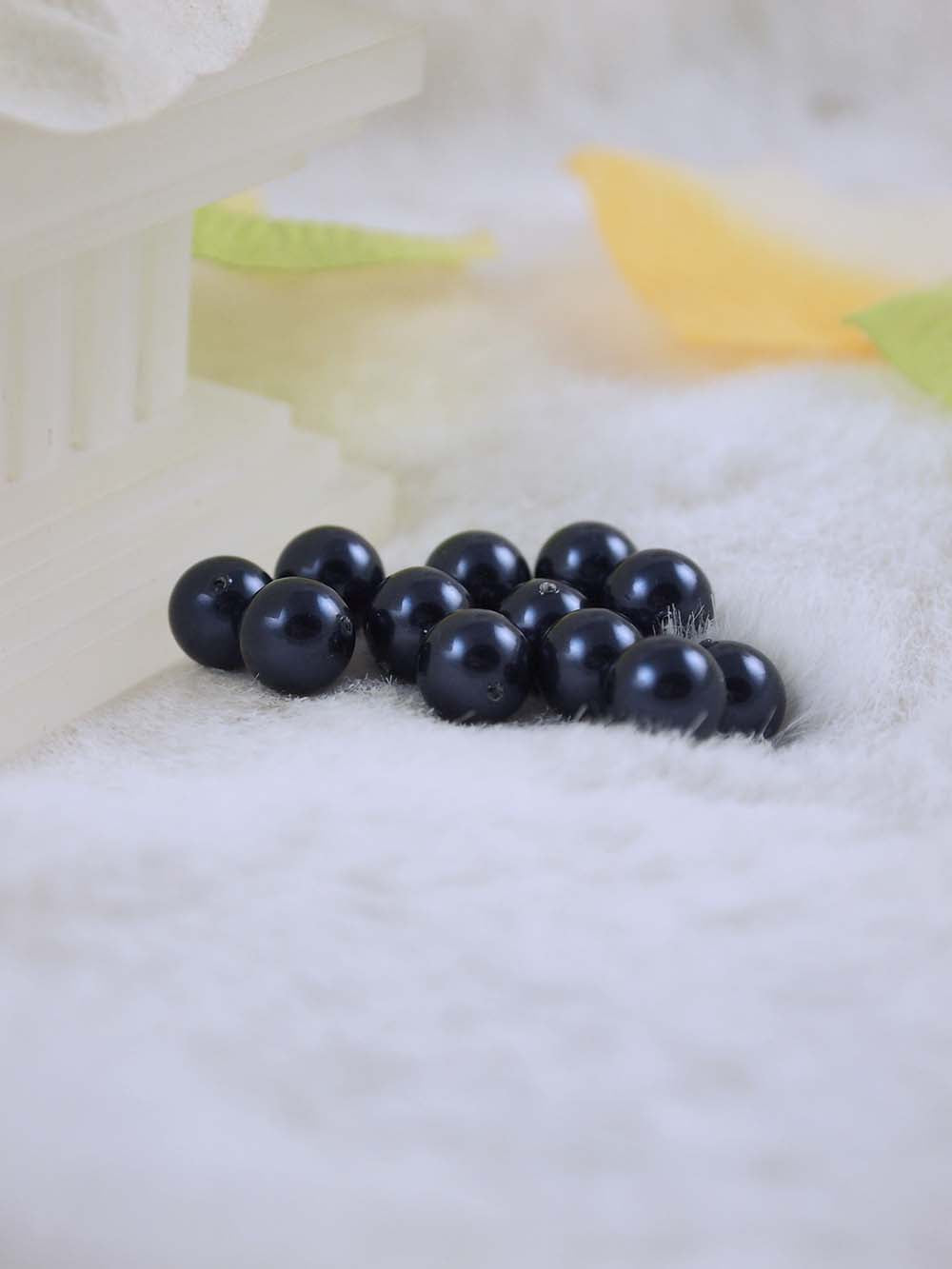 Swarovski Pearls 5810 8mm 12pc Crystal Night Blue Pearl