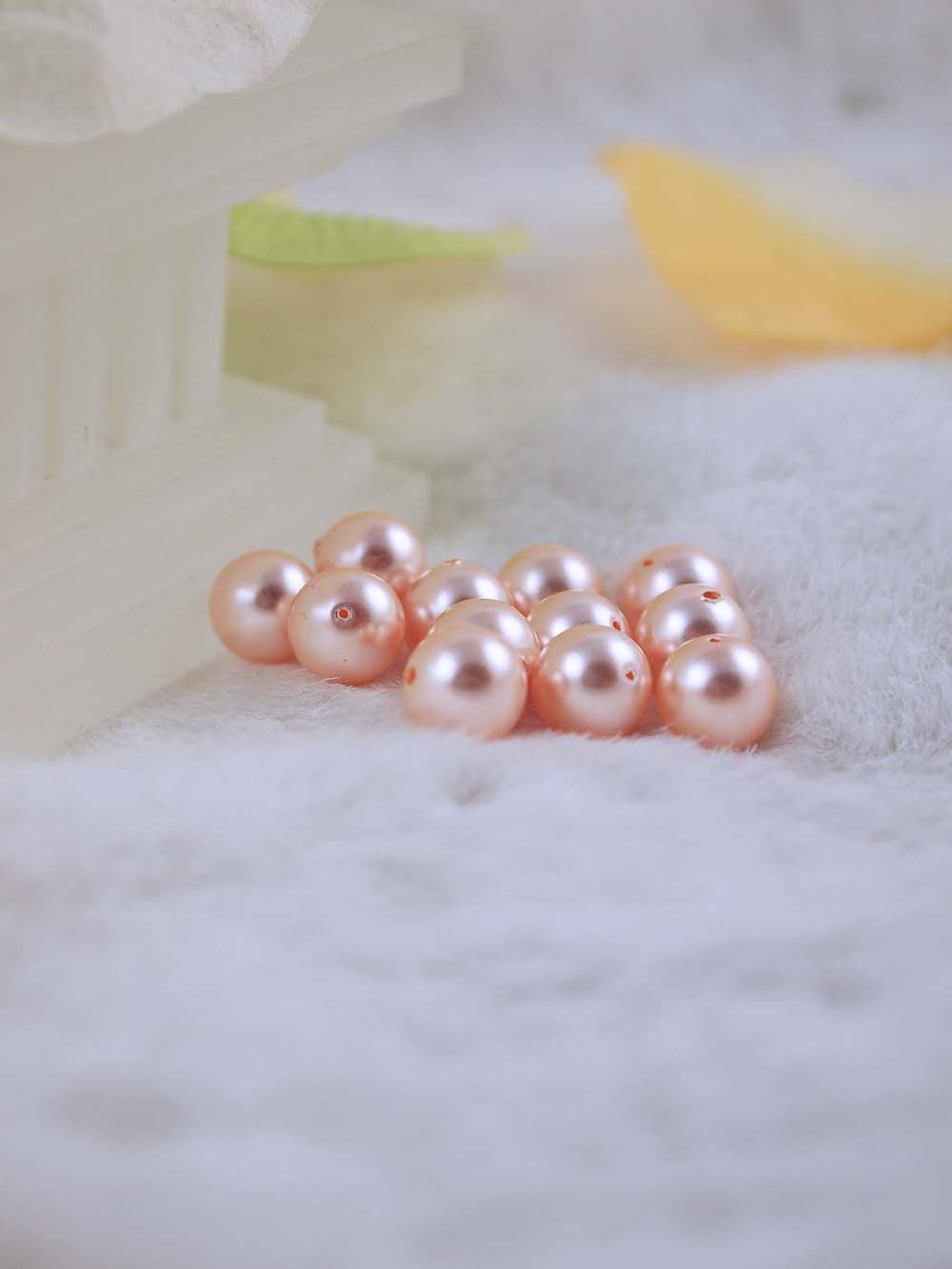 Swarovski Pearls 5810 8mm 12pc Crystal Peach Pearl