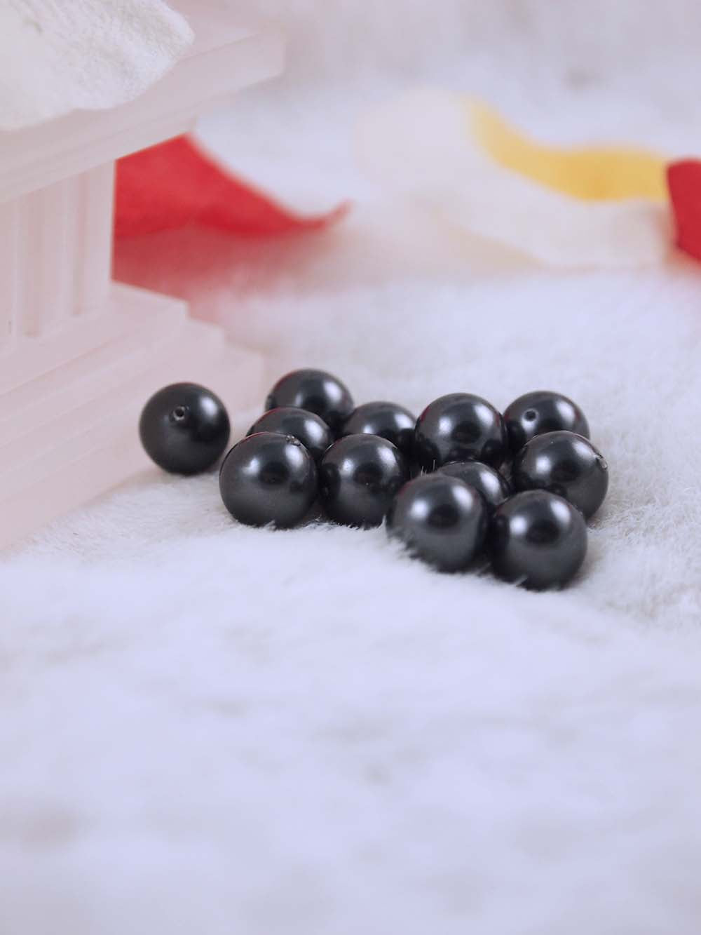 Swarovski Pearls 5810 9mm 12pc Crystal Black Pearl