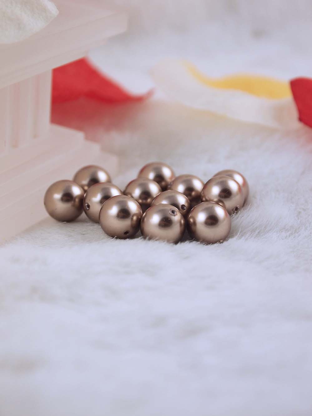 Swarovski Pearls 5810 9mm 12pc Crystal Bronze Pearl