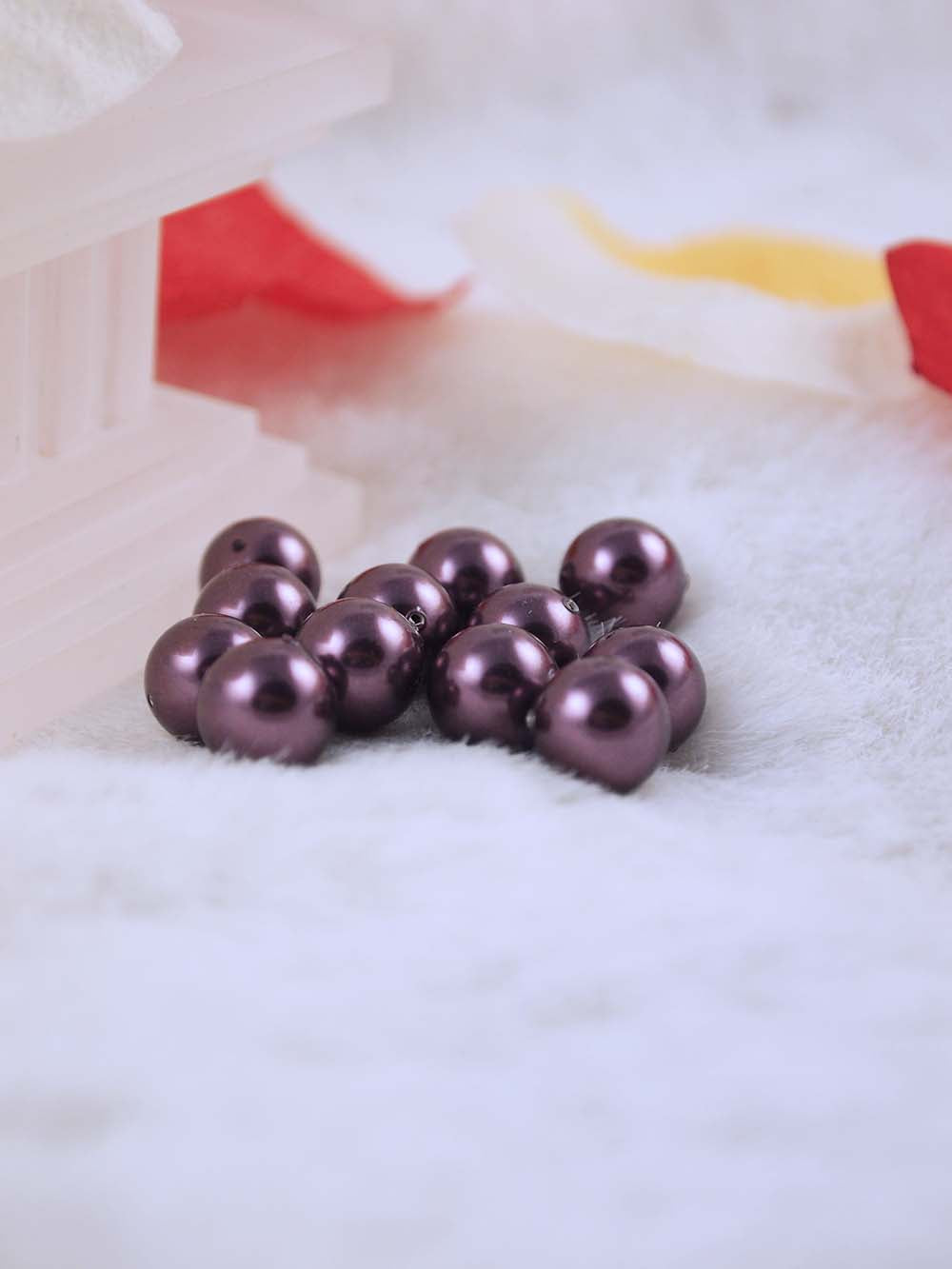 Swarovski Pearls 5810 9mm 12pc Crystal Burgundy Pearl