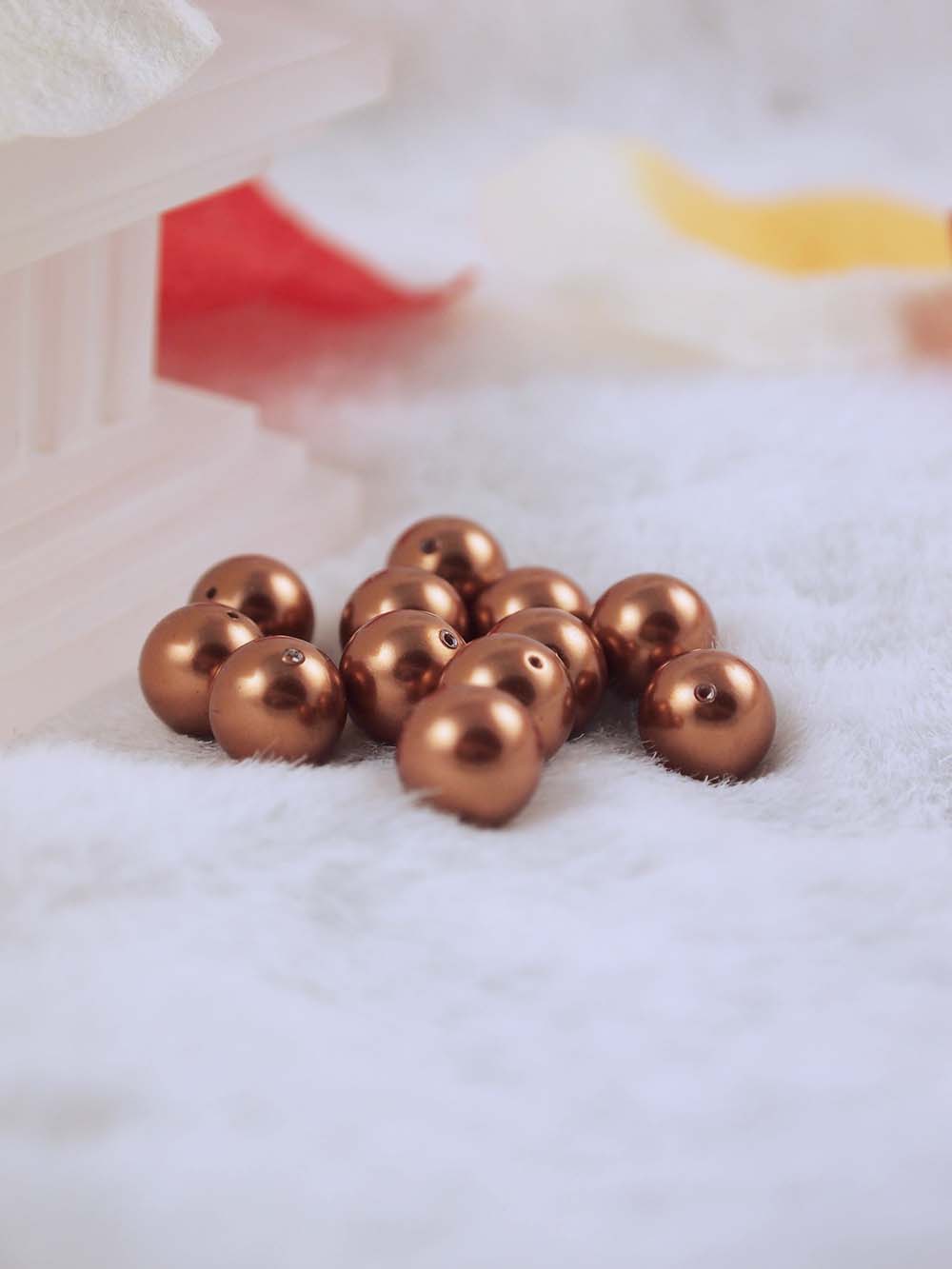 Swarovski Pearls 5810 9mm 12pc Crystal Copper Pearl