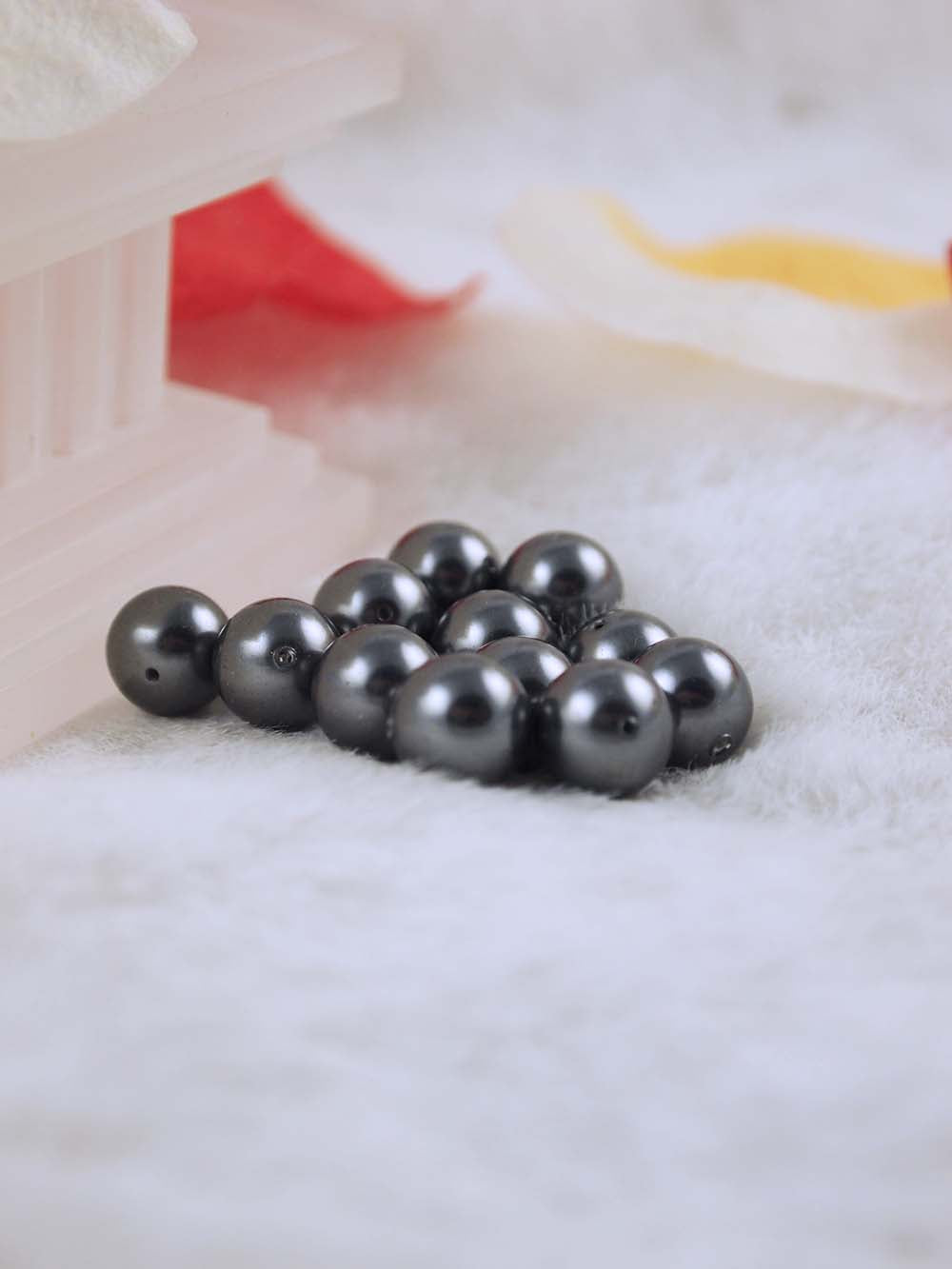 Swarovski Pearls 5810 9mm 12pc Crystal Dark Grey Pearl
