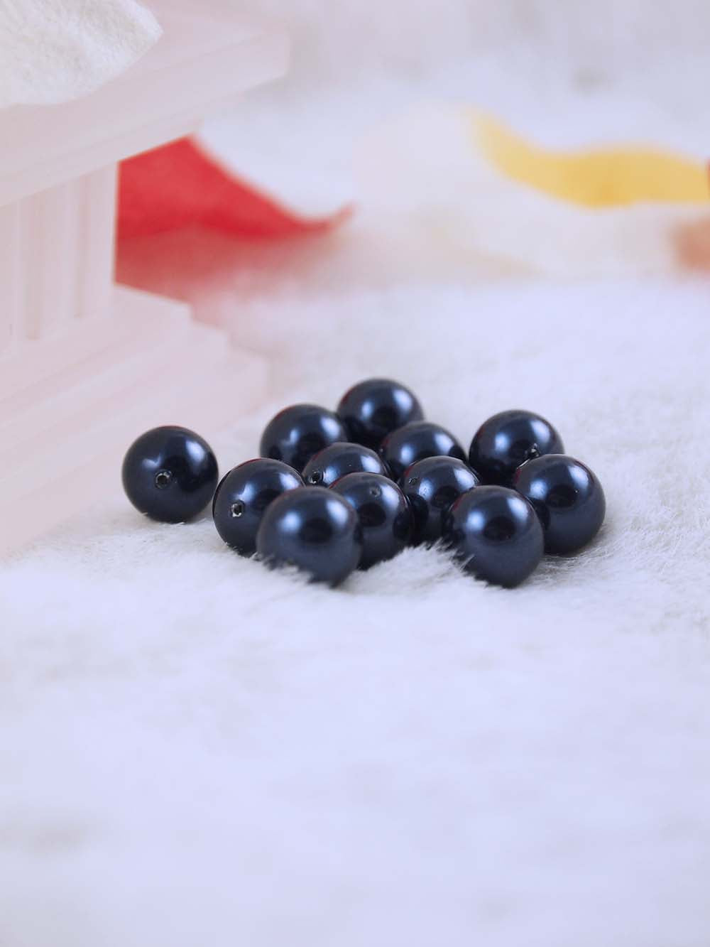 Swarovski Pearls 5810 9mm 12pc Crystal Night Blue Pearl