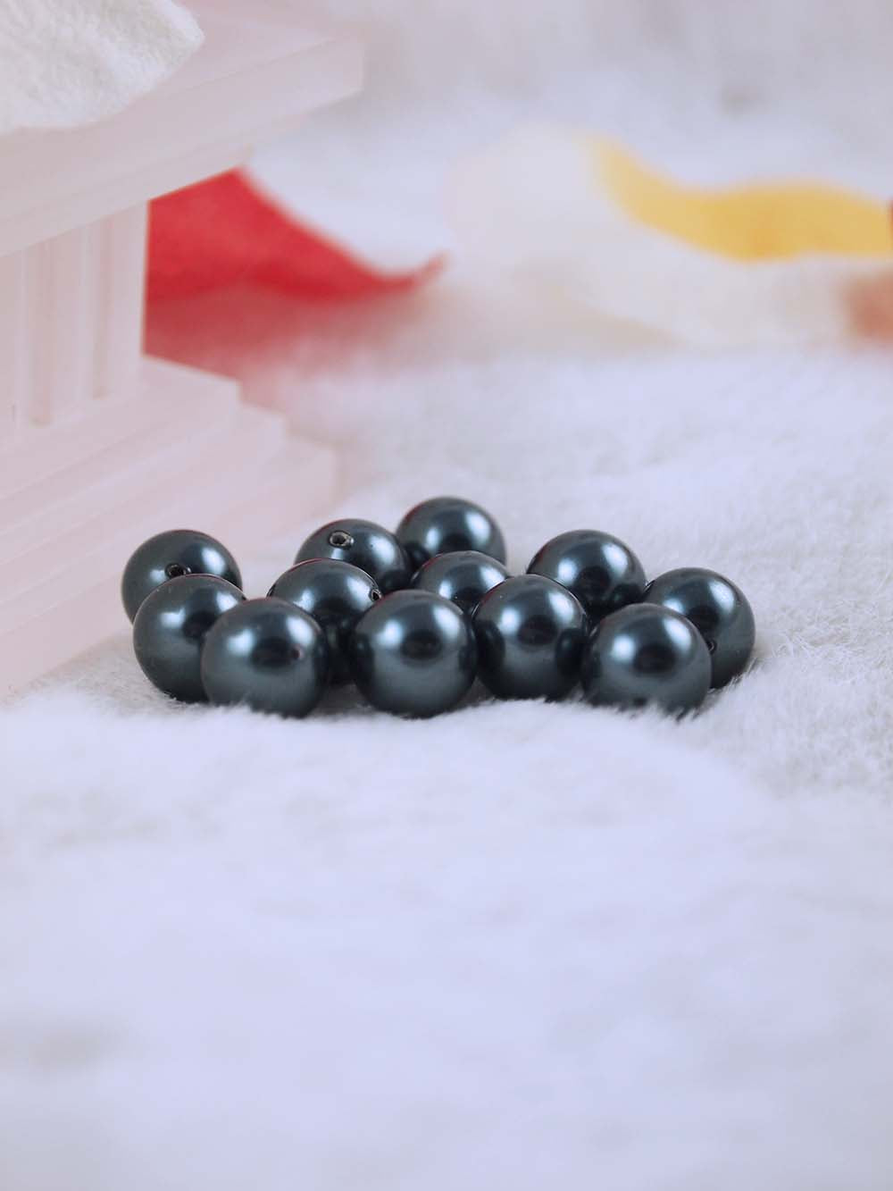 Swarovski Pearls 5810 9mm 12pc Crystal Tahitian look Pearl