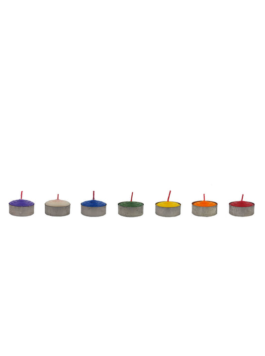 
					3-Hours Tealight Shortening Candle (7-colour Set)				