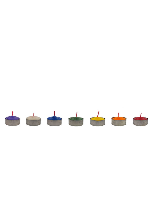 3-Hours Tealight Shortening Candle (7-colour Set)