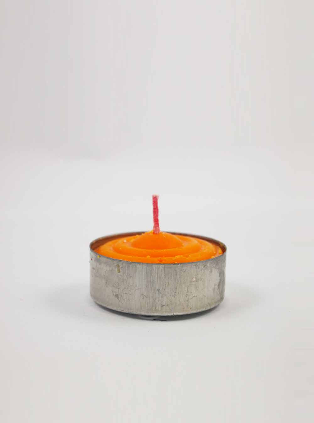 3-Hours Tealight Butter Candle in Orange (Box)