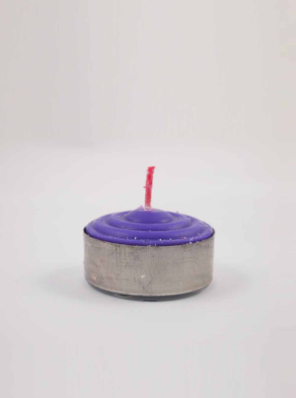 3-Hours Tealight Butter Candle in Purple (Box)