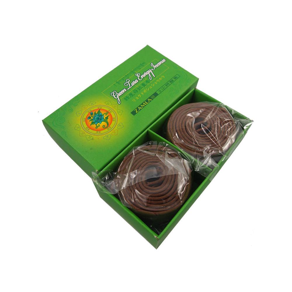 Zambala Green Tara Energy Incense Coils (2hrs)