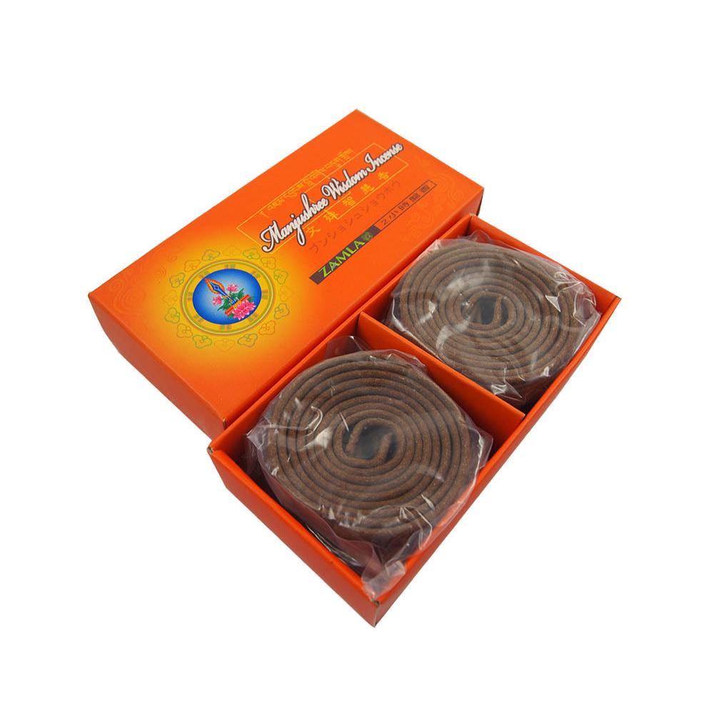 Zambala Manjushree Wisdom Incense Coils (2hrs)