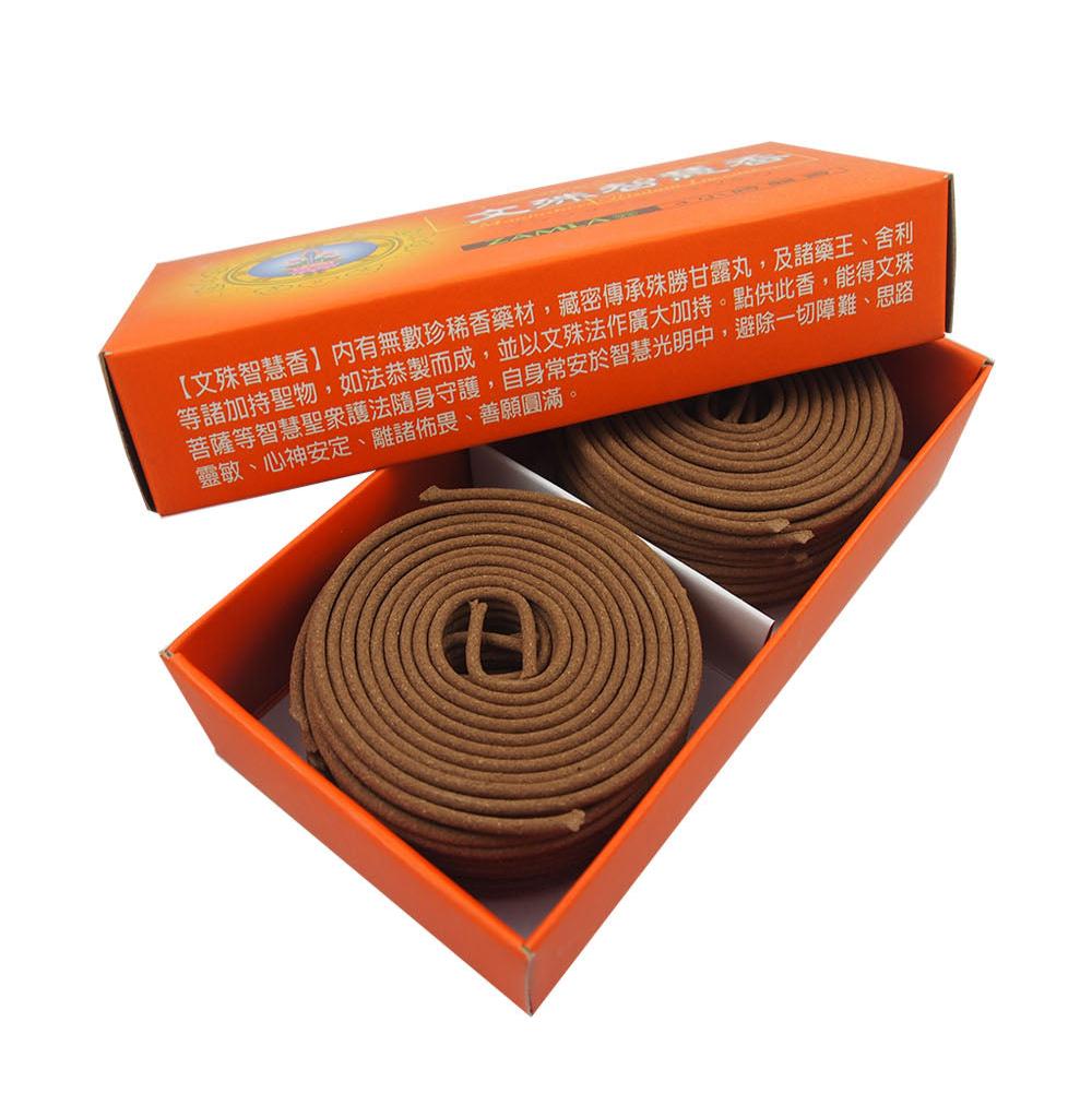 Zambala Manjushree Wisdom Incense Coils (4hrs)