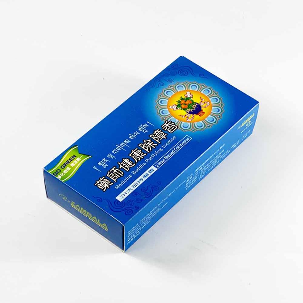 Zambala Medicine Buddha Purifying Incense Coil (2hrs)